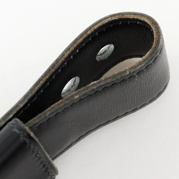 HERMES H belt belt vintage black Calfskin/Plated Gold Women main image 4